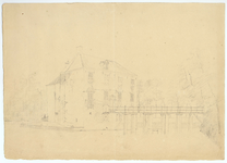 202774 Gezicht op het kasteel Rijnestein bij Jutphaas.N.B. De tekening is mogelijk vervaardigd door Pieter Jan van ...